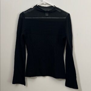 Elegant Black Knit Top